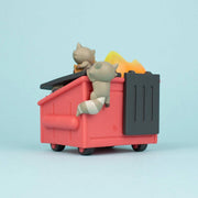 Trash Panda Dumpster Fire Vinyl Art Toy 100soft