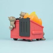 Trash Panda Dumpster Fire Vinyl Art Toy 100soft