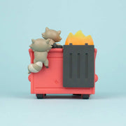 Trash Panda Dumpster Fire Vinyl Art Toy 100soft