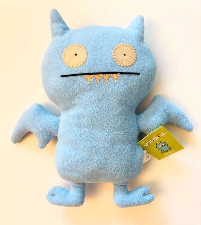 Uglydoll Ice Bat Blue plush — Tenacious Toys®