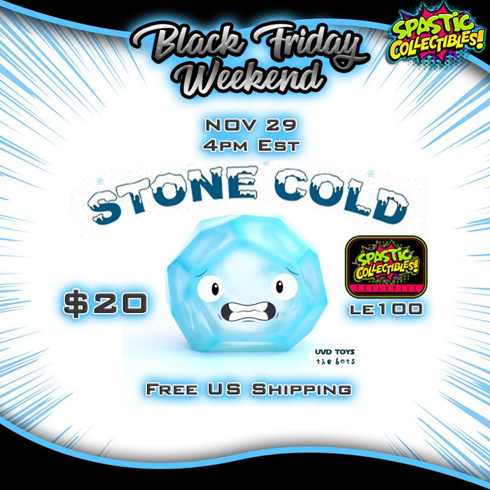 *UVD Toys* LE100 "Stone Cold" Coal UVD Toys x the Bots (Spastic Collectibles / Ralphie's Funhouse Exclusive) Action & Toy Figures Ralphie's Funhouse