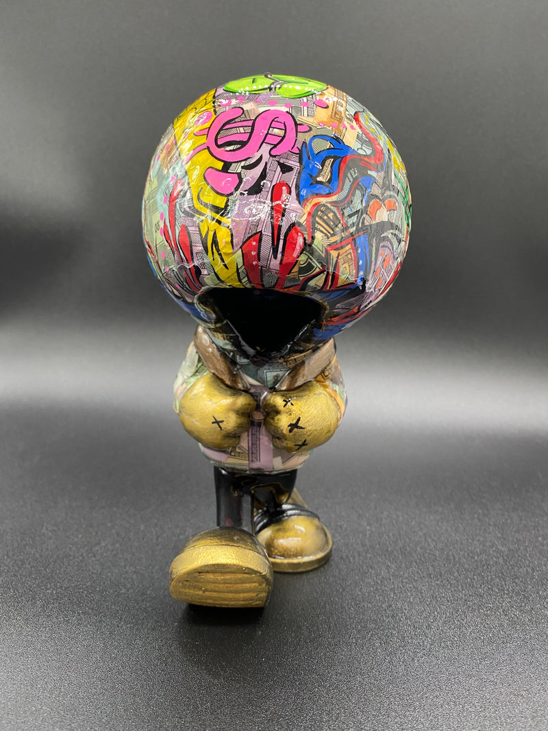 Missed Opportunities Custom Vandul resin figure by Glass Ink Custom Vandul