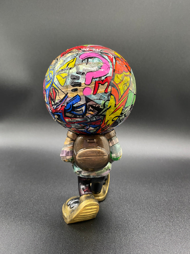 Missed Opportunities Custom Vandul resin figure by Glass Ink Custom Vandul