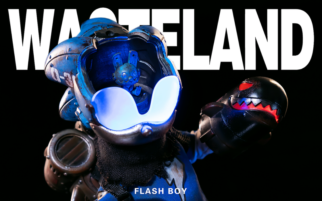 WEARTDOING Wasteland Flash Boy Blue action figure PREORDER SHIPS AUG Action Figure Sank Toys