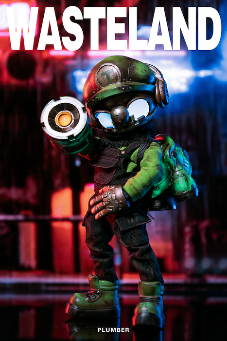 WEARTDOING Wasteland Plumber Green action figure PREORDER SHIPS AUG Action Figure Sank Toys