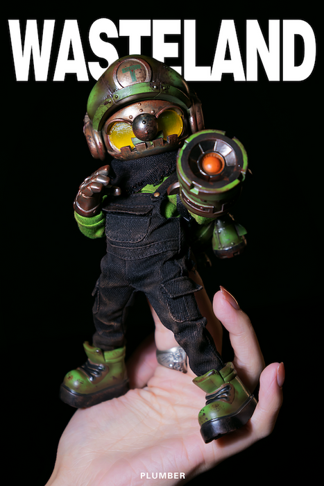 WEARTDOING Wasteland Plumber Green action figure PREORDER SHIPS AUG Action Figure Sank Toys