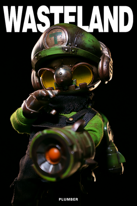 WEARTDOING Wasteland Plumber Green action figure PREORDER SHIPS AUG Action Figure Sank Toys