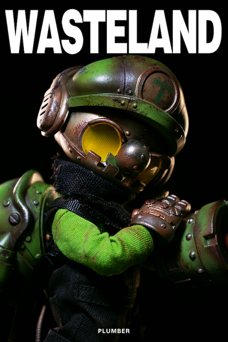 WEARTDOING Wasteland Plumber Green action figure PREORDER SHIPS AUG Action Figure Sank Toys