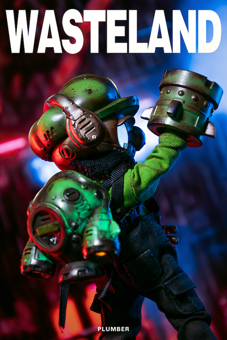 WEARTDOING Wasteland Plumber Green action figure PREORDER SHIPS AUG Action Figure Sank Toys