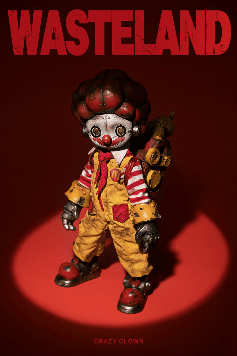 WEARTDOING Wasteland Crazy Clown Mac action figure Action Figure Sank Toys