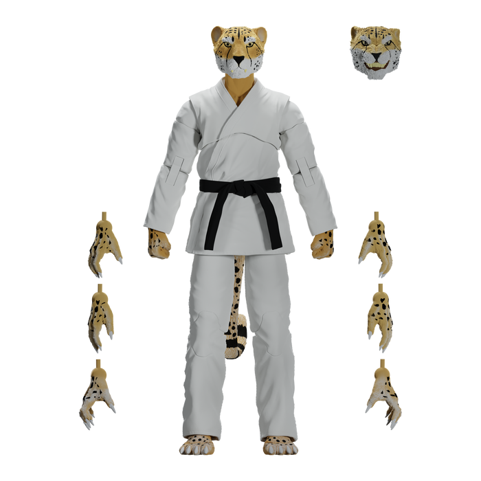 Zoo Jitsu Fighters Chico the Cheetah Action Figure Action Figure Icon Heroes