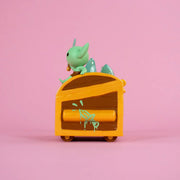 Wizard of Barge Goblinz Rule Dumpster Fire Vinyl Figure Vinyl Art Toy 100soft