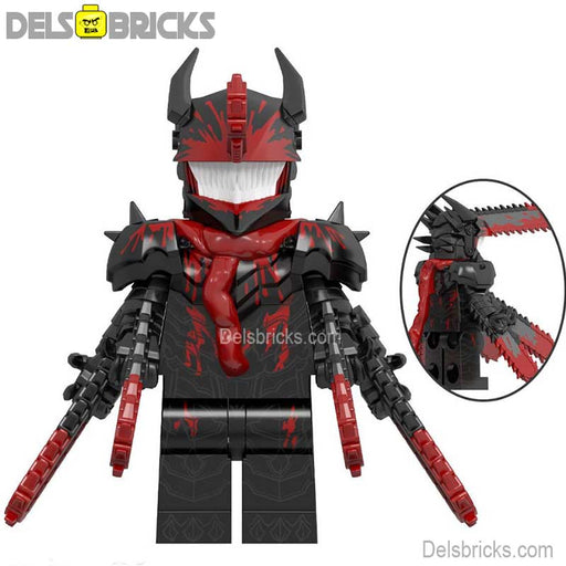 Chainsaw Demon (bloody version) from Chainsaw Man Lego Minifigures Anime toys Minifigures DelsBricks Minifigures