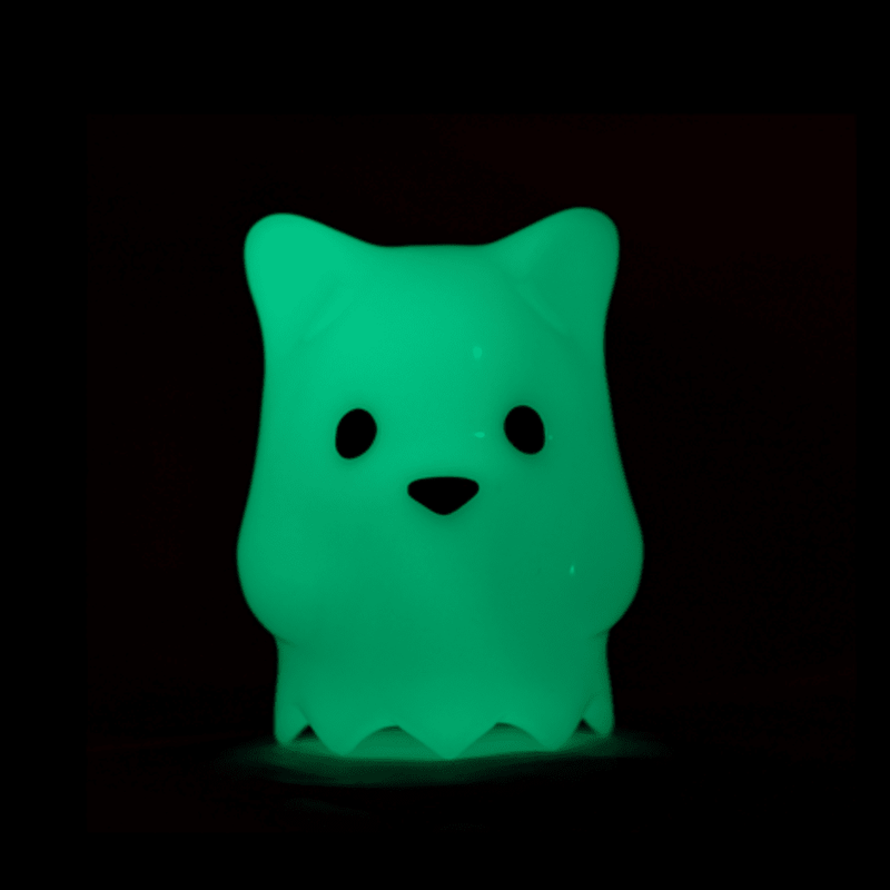 XL GHOST BEAR Glow in the Dark Vinyl Art Toy Munky King