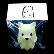 XL GHOST BEAR Glow in the Dark Vinyl Art Toy Munky King