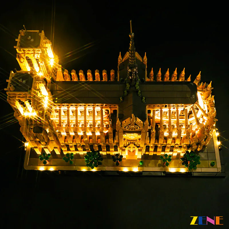 Light Kit for Notre Dame de Paris LEGO #21061 Led Light Kit for LEGO ZENE20 ZENE