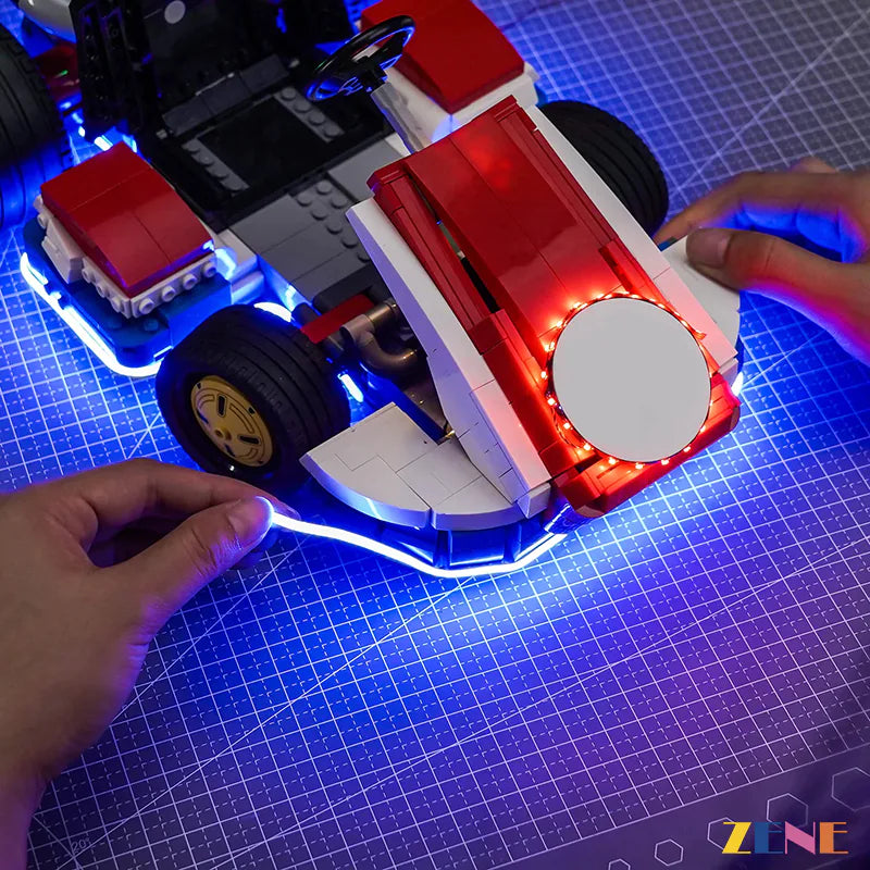 Light Kit for LEGO Mario & Standard Kart #72037 Led Light Kit for LEGO ZENE20 ZENE