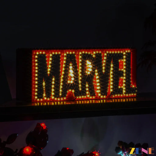 Light Kit for LEGO Marvel Logo & Minifigures #76313 Led Light Kit for LEGO ZENE20 ZENE