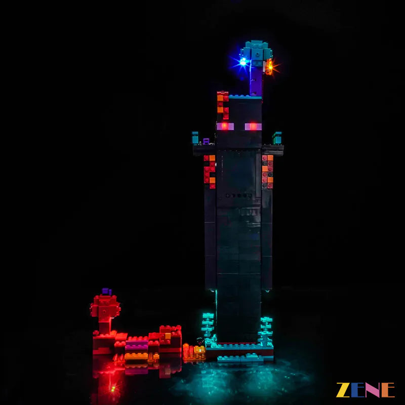Light Kit for LEGO Minecraft® Enderman Tower #21279 Led Light Kit for LEGO ZENE20 ZENE