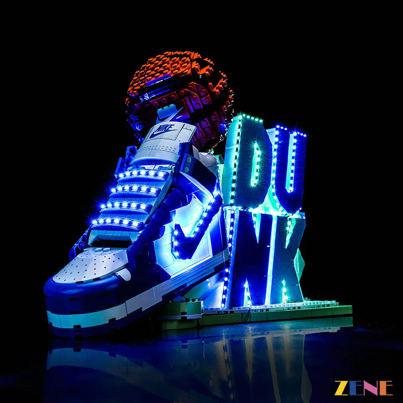Light Kit for LEGO Nike Dunk #43008 Led Light Kit for LEGO ZENE20 ZENE