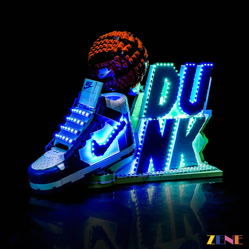 Light Kit for LEGO Nike Dunk #43008 Led Light Kit for LEGO ZENE20 ZENE