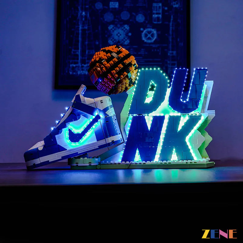 Light Kit for LEGO Nike Dunk #43008 Led Light Kit for LEGO ZENE20 ZENE