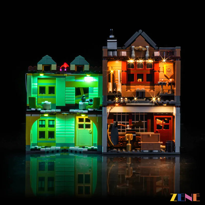 Light Kit for LEGO Quality Quidditch Supplies & Ice Cream Parlour #76452 Led Light Kit for LEGO ZENE20 ZENE