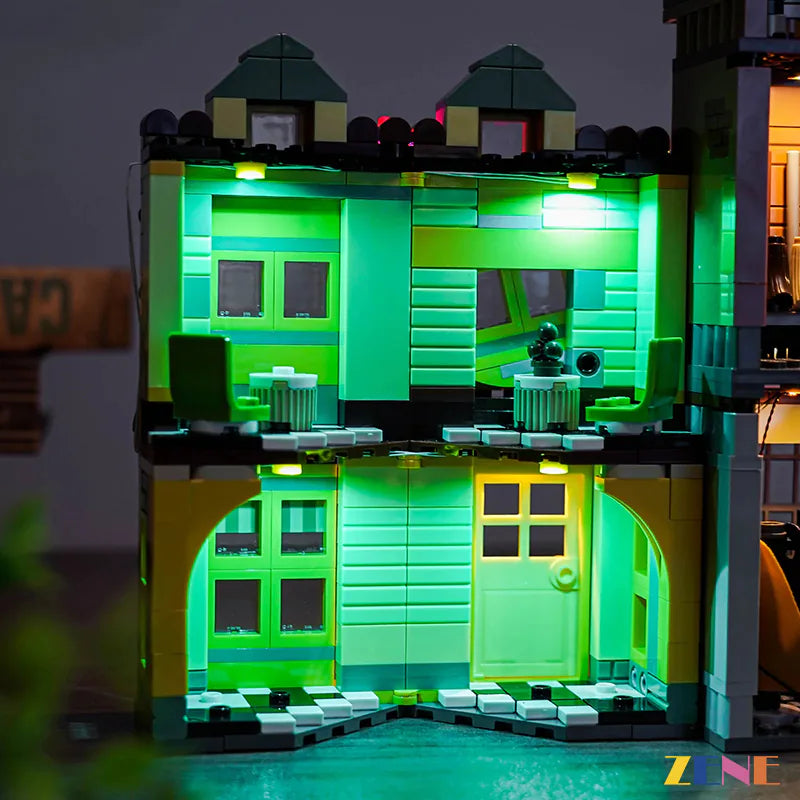 Light Kit for LEGO Quality Quidditch Supplies & Ice Cream Parlour #76452 Led Light Kit for LEGO ZENE20 ZENE