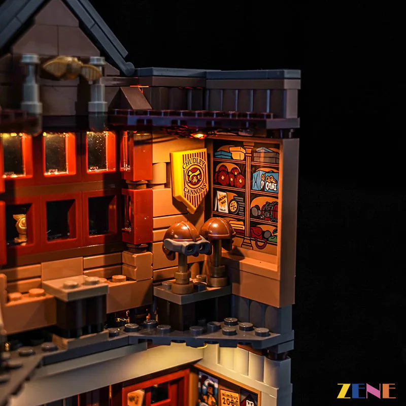 Light Kit for LEGO Quality Quidditch Supplies & Ice Cream Parlour #76452 Led Light Kit for LEGO ZENE20 ZENE