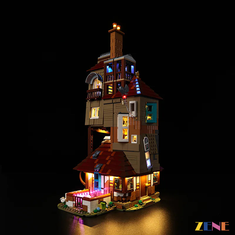 Light Kit for LEGO The Burrow Harry Potter #76437 (Ver2) Led Light Kit for LEGO ZENE20 ZENE