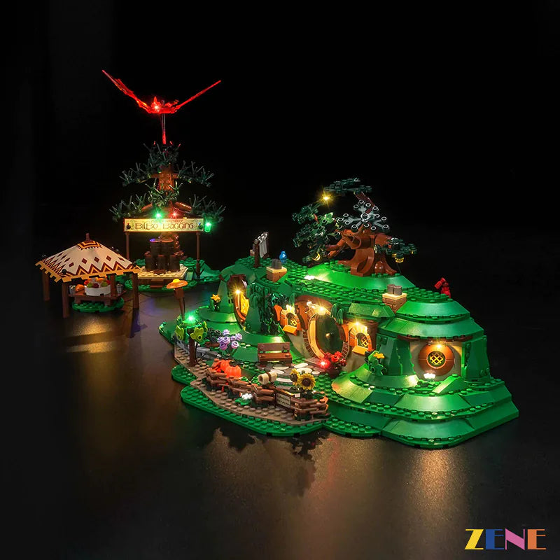 Light Kit for LEGO The Shire: The Lord of the Rings #10354 Led Light Kit for LEGO ZENE20 ZENE