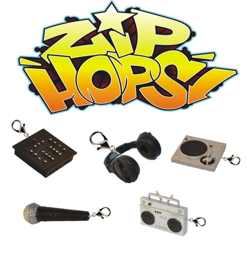 Zip-Hops Hip Hop Zipper Pulls Blind Box Blind Box Cardboard Spaceship