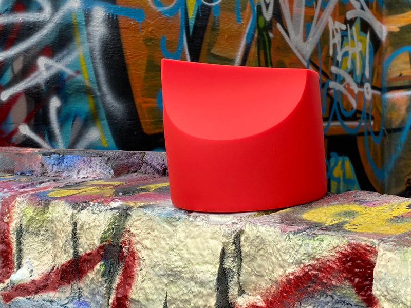 Banana Skinny Cap Red Vinyl Art Toy Tenacious Toys
