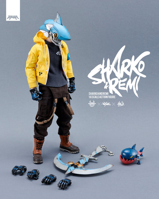 Sharko & Remi OG Yellow Submariner Edition action figure by Chk Dsk x Quiccs x Devil Toys Action Figure Devil Toys