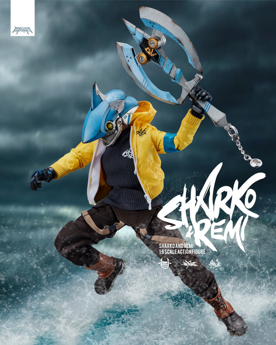 Sharko & Remi OG Yellow Submariner Edition action figure by Chk Dsk x Quiccs x Devil Toys Action Figure Devil Toys