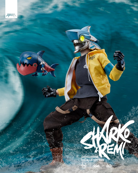 Sharko & Remi OG Yellow Submariner Edition action figure by Chk Dsk x Quiccs x Devil Toys Action Figure Devil Toys