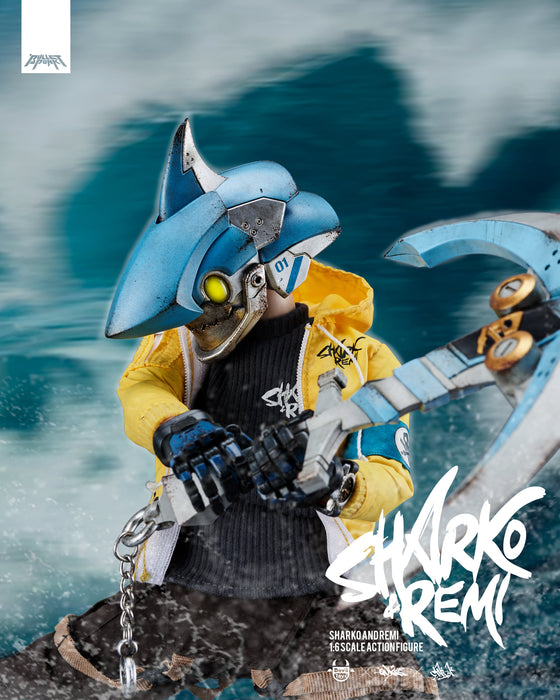 Sharko & Remi OG Yellow Submariner Edition action figure by Chk Dsk x Quiccs x Devil Toys Action Figure Devil Toys