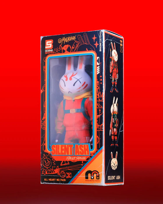 SILENT ASH STREET SAMURAI Vinyl Art Toy Magnetic Toys