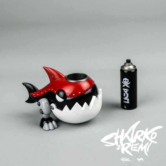 Sharko & Remi OG Black 8-inch 2GO action figure by Quiccs x JT Studio