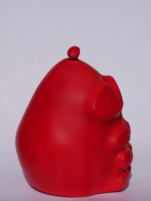 Hard Water Red 10cm resin figure by Teis Thijs