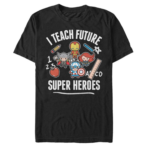 Men's Marvel Teach Future Supers T-Shirt T-Shirt Marvel