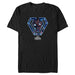 Men's Marvel Black Panther Wakanda Forever Iron Heart Neon T-Shirt Apparel Marvel Black Panther Wakanda Forever