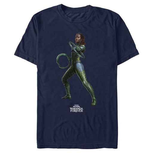 Men's Marvel Black Panther Wakanda Forever Nakia Blank T-Shirt Apparel Marvel Black Panther Wakanda Forever