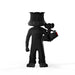 A JOMMENTARY black vinyl figure by XXCRUE Vinyl Art Toy xxCRUE