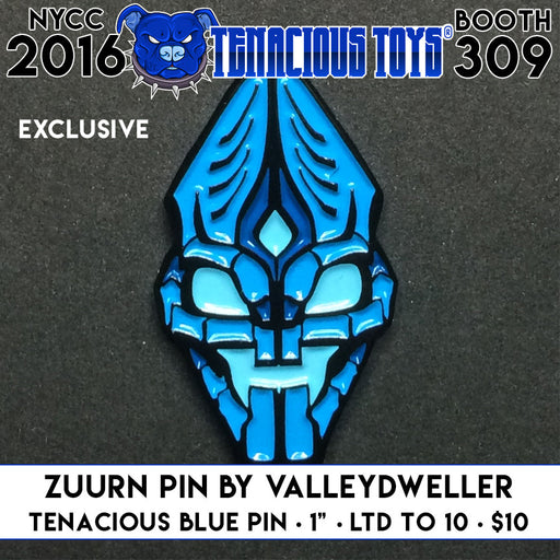 NYCC Exclusive Zuurn 1-inch Pin by ValleyDweller Tenacious Toys®  Tenacious Toys®