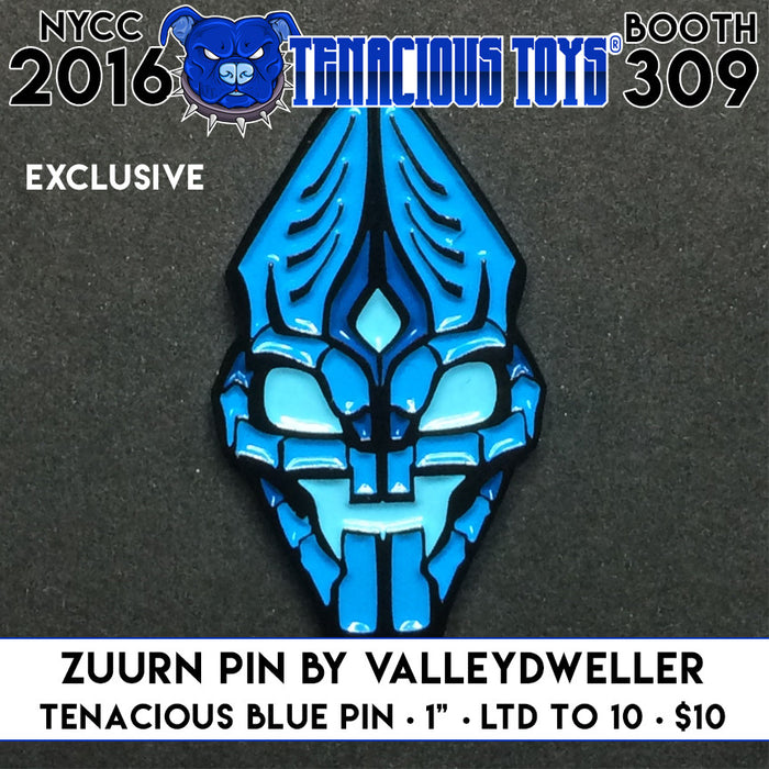NYCC Exclusive Zuurn 1-inch Pin by ValleyDweller Tenacious Toys®  Tenacious Toys®