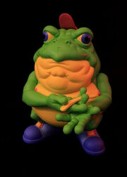 Drug Em Killfrog figure by Ron English Vinyl Art Toy Ron English
