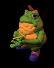 Drug Em Killfrog figure by Ron English Vinyl Art Toy Ron English