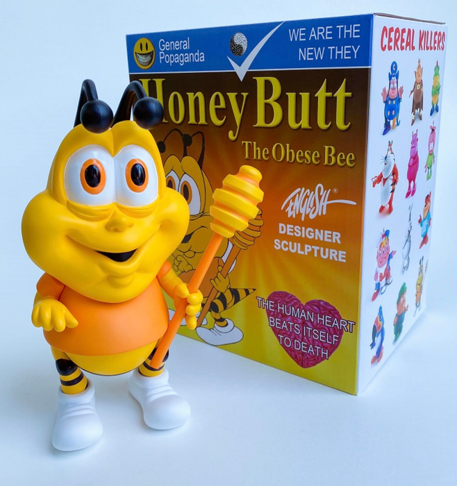 Honey Butt the Obese Bee 8-inch vinyl figure by Ron English