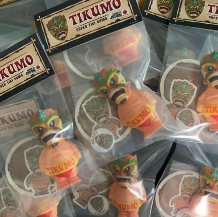 Tikumo 7th Colorway Magitarius Edition Super Tiki Sumo 4.5 inch sofubi vinyl figure Sofubi Gerald Okamura